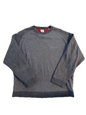 Columbia Mens Sz Large Crewneck Sweatshirt Fleece Pullover Vintage Gray Soft